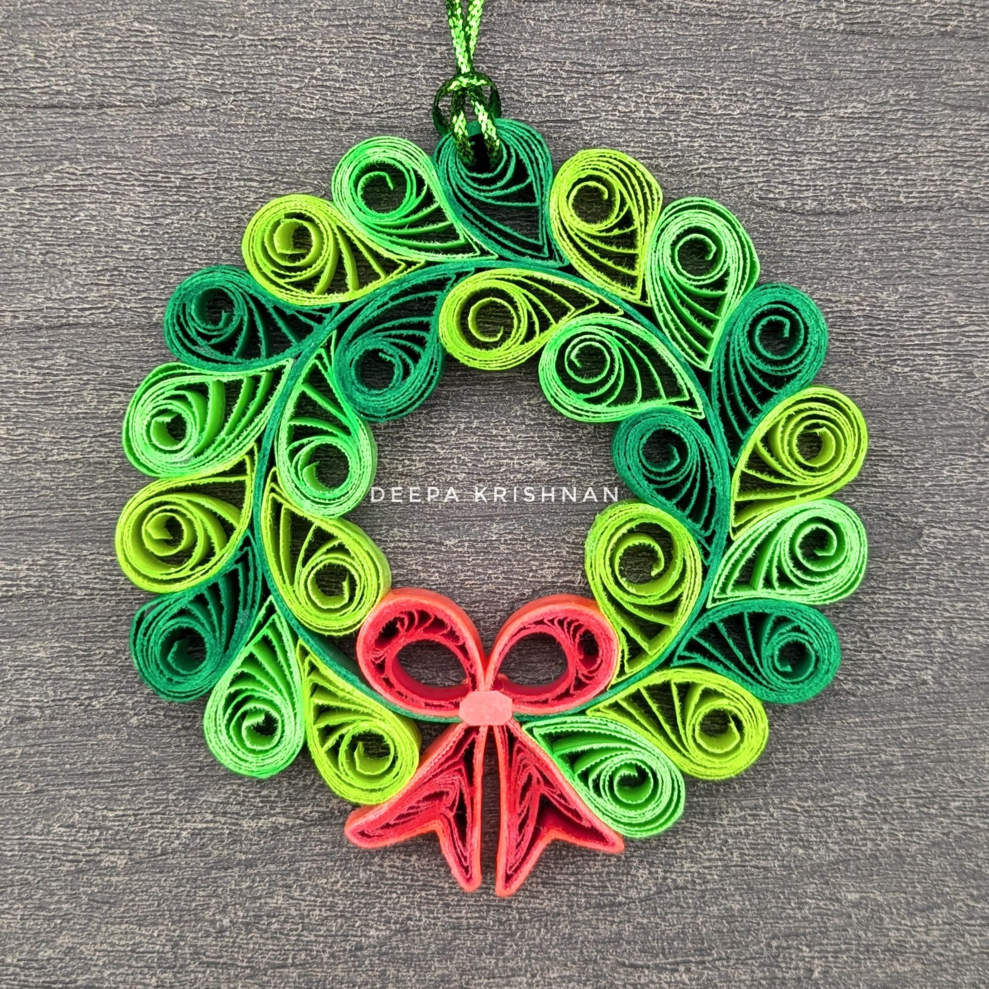 Paper Quilling Wreath Ornament Workshop at TERRA Hamilton