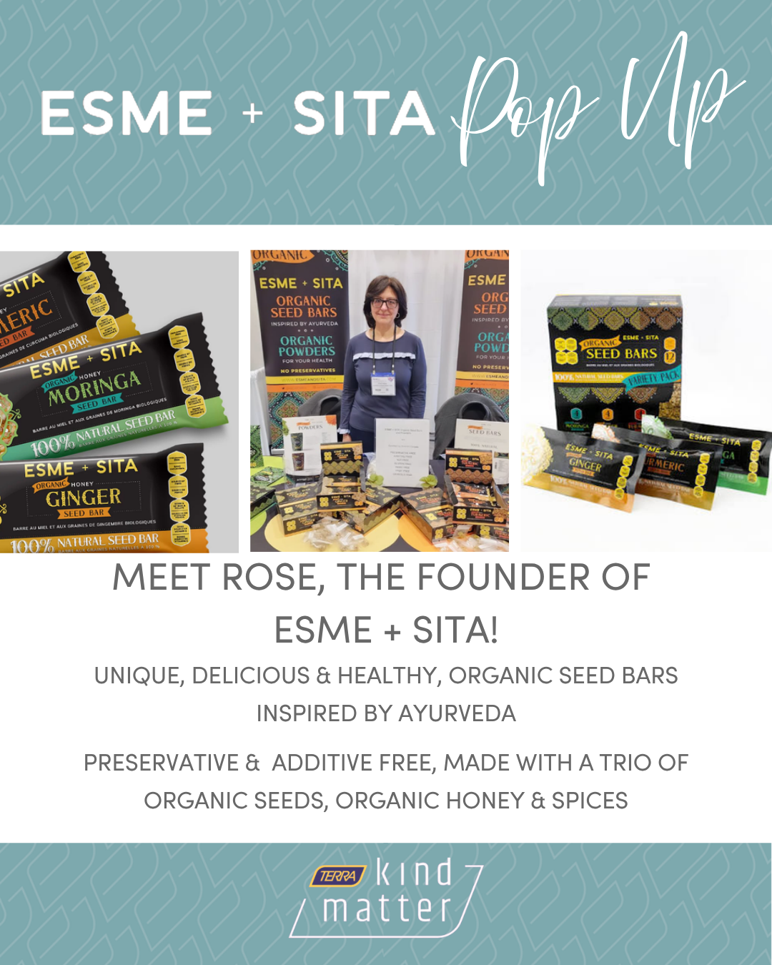 Esme + Sita Pop Up at Kind Matter Oakville