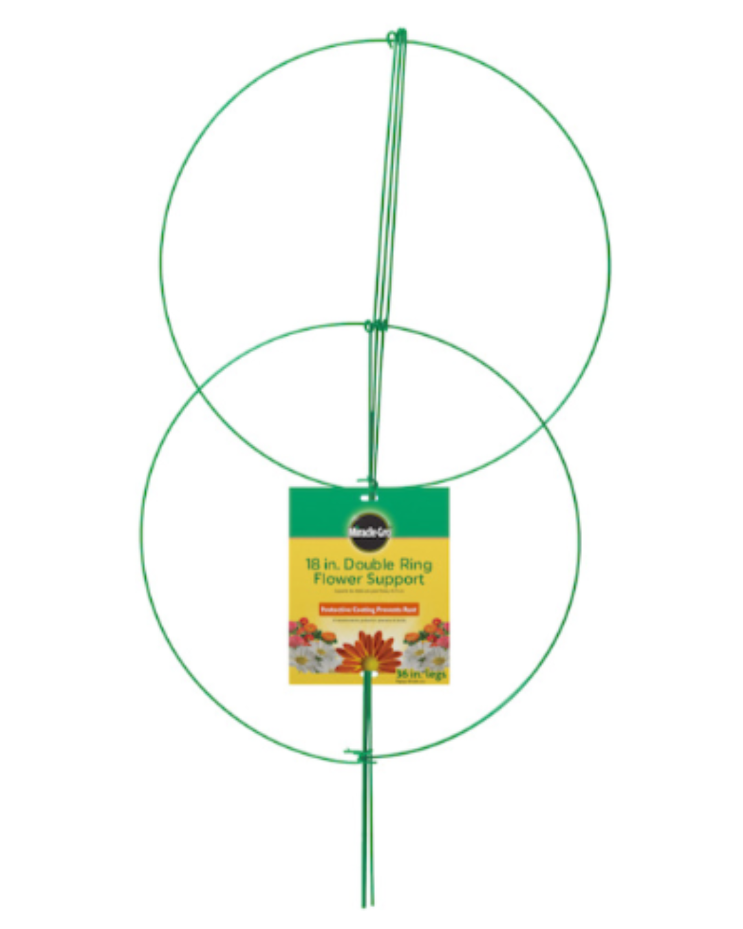 Miracle-Gro 36-in Double Ring Plant Support