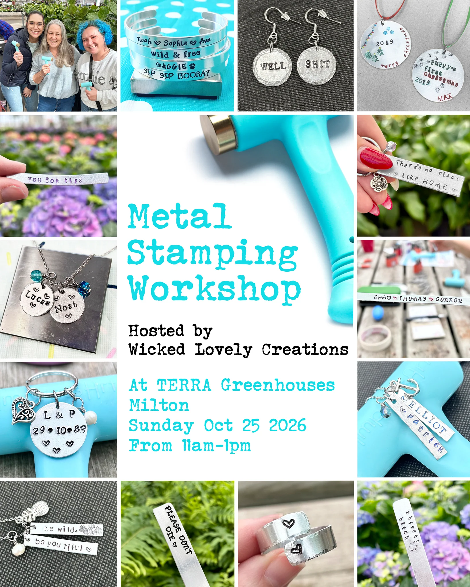 Metal Stamping Workshop at TERRA Milton