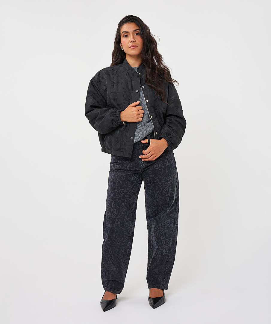 EsQualo - Floral Jacquard Jacket
