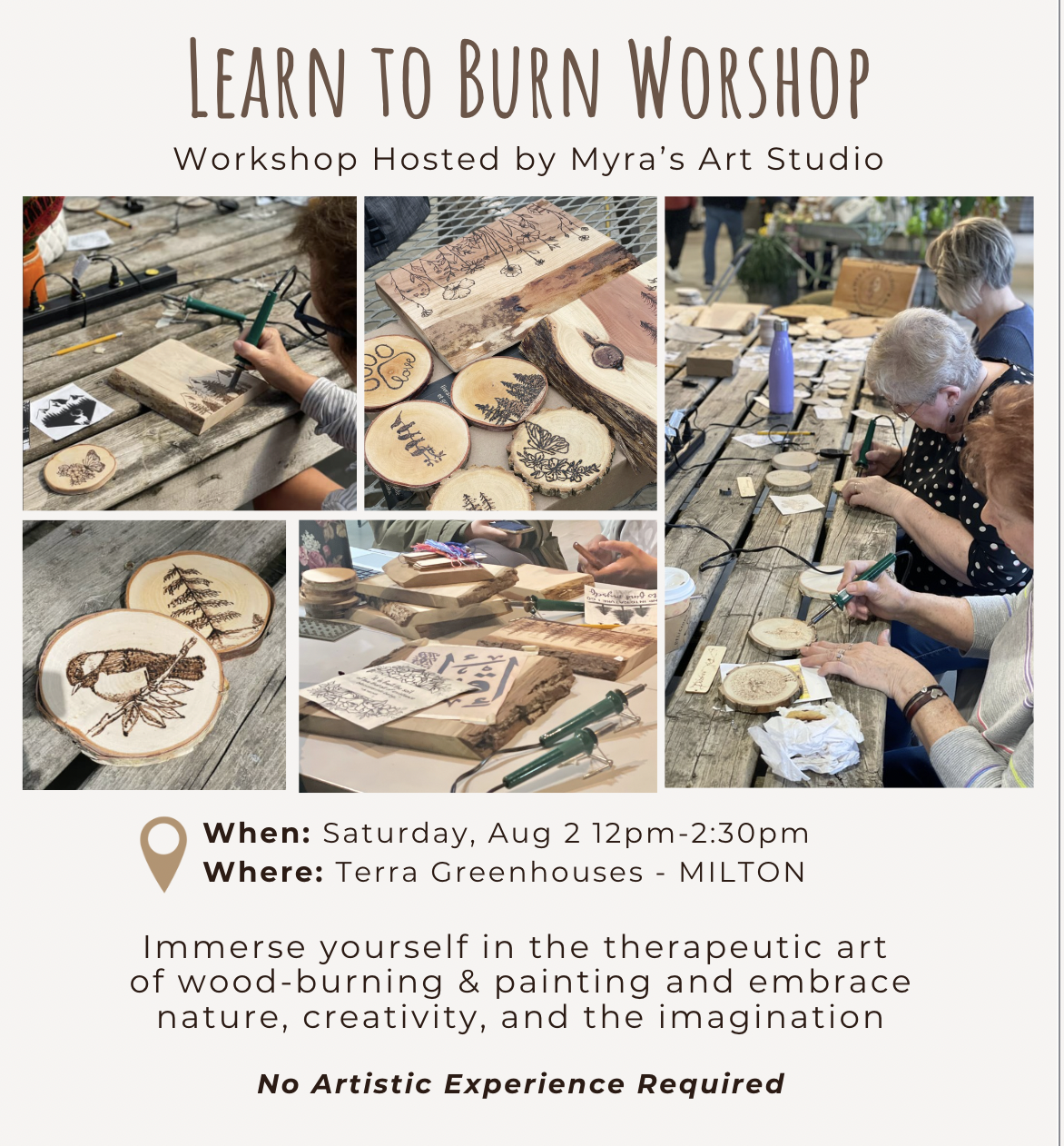 'Learn to Burn' Workshop at TERRA Milton