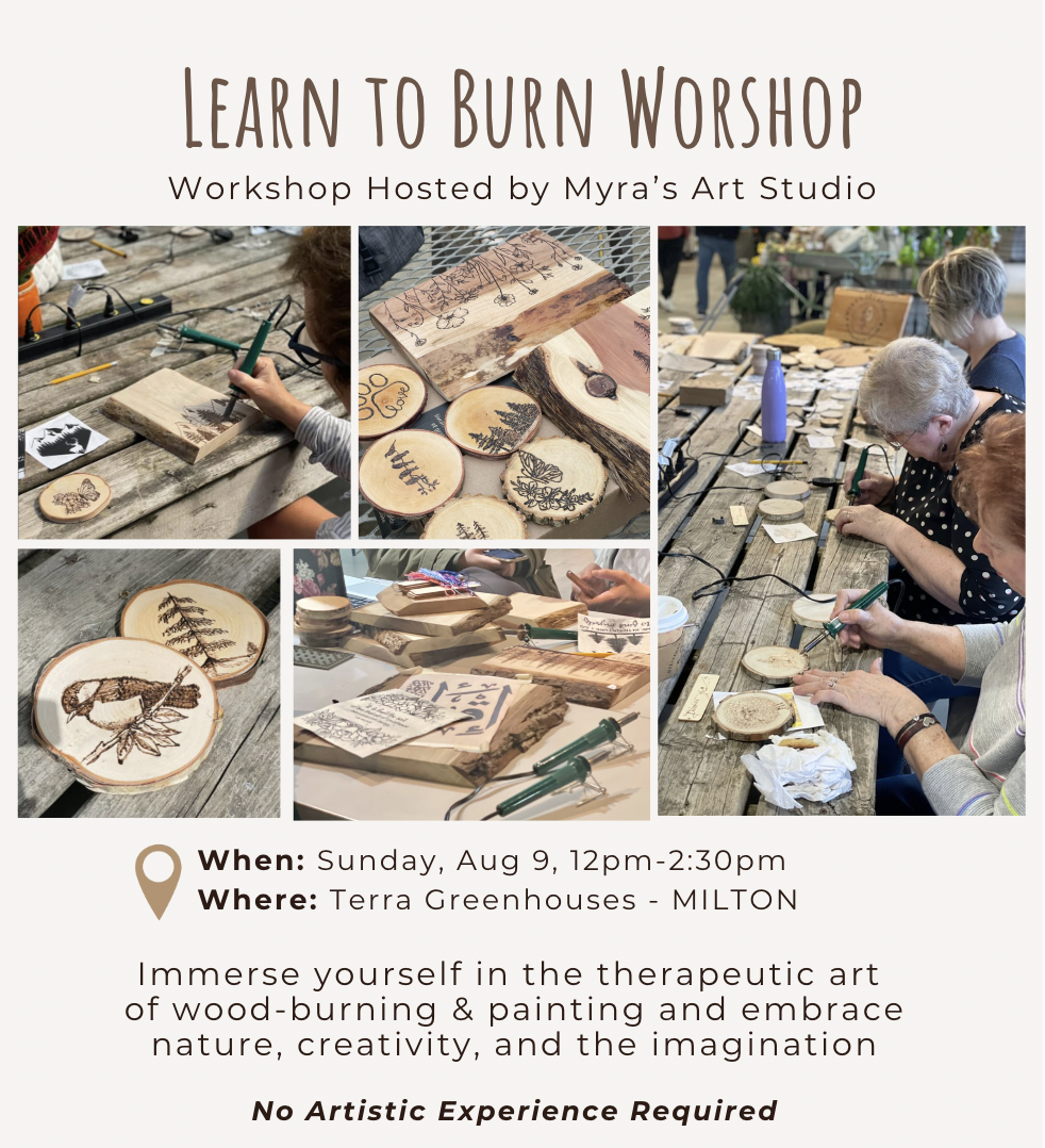 Learn to Burn Workshop at TERRA Milton