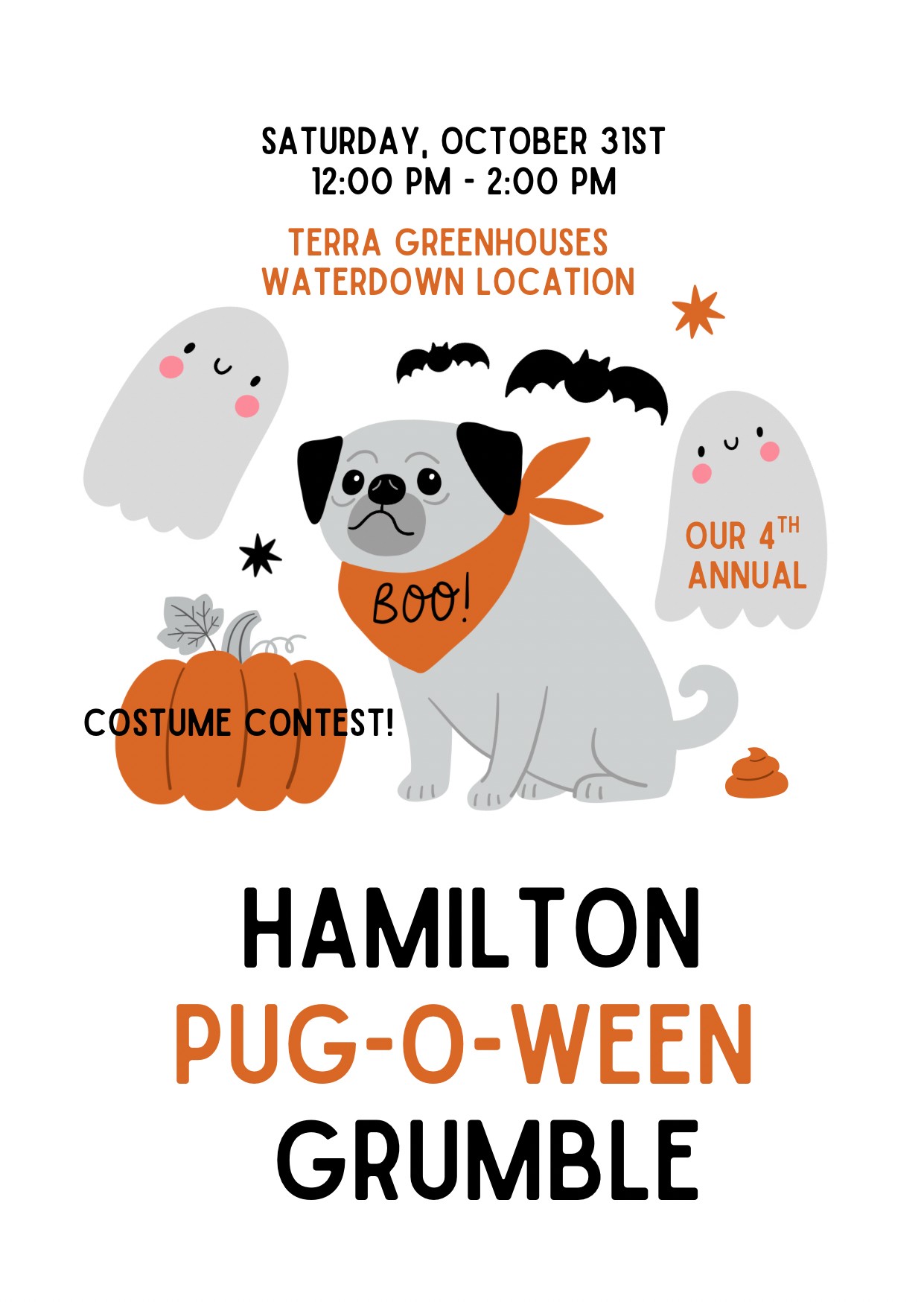 Hamilton Pug-O-Ween Grumble at TERRA Waterdown